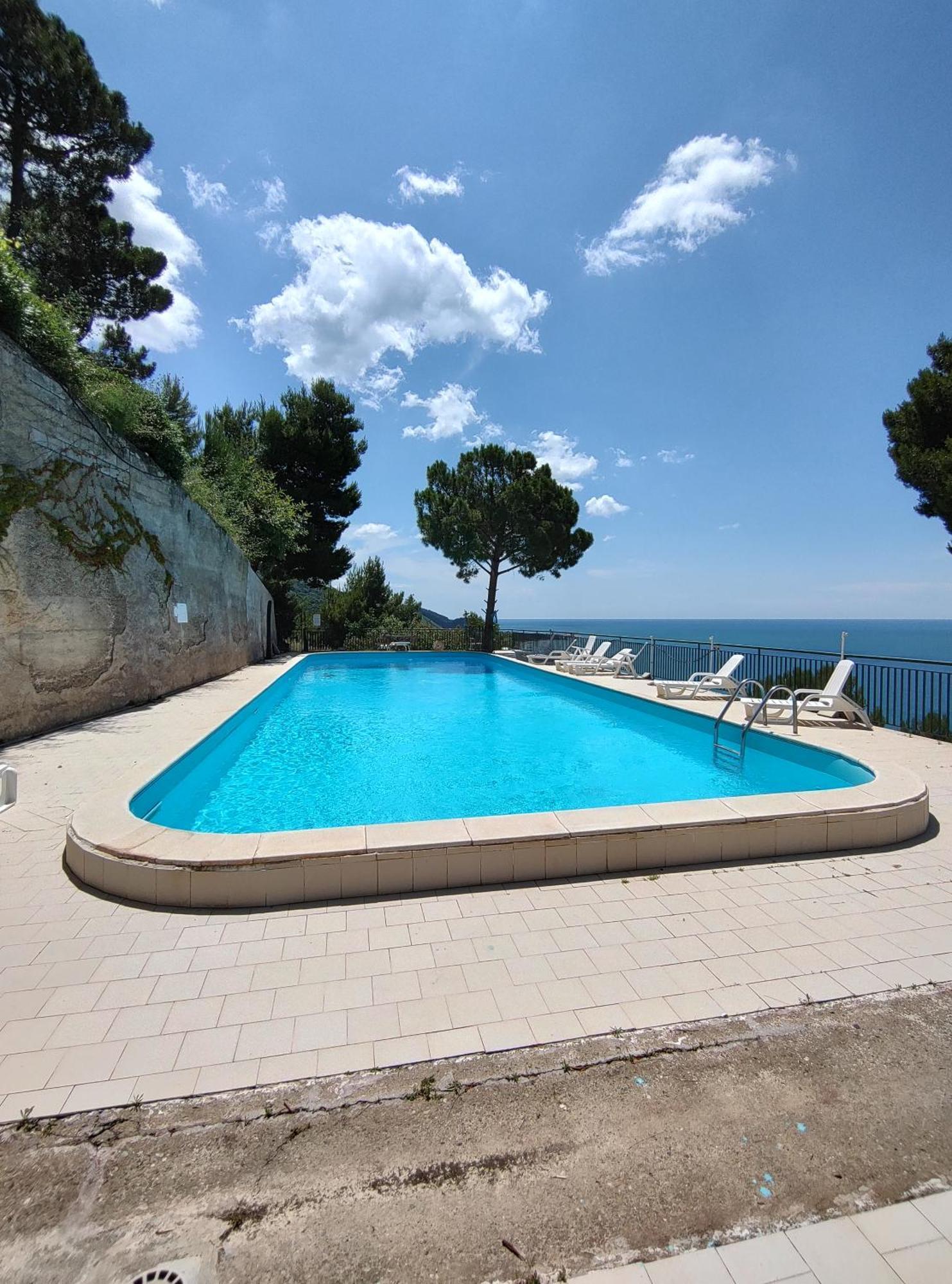 Вилла Monolocale Vista Mare Ad Acciaroli Localita Mezzatorre Agnone Cilento Экстерьер фото