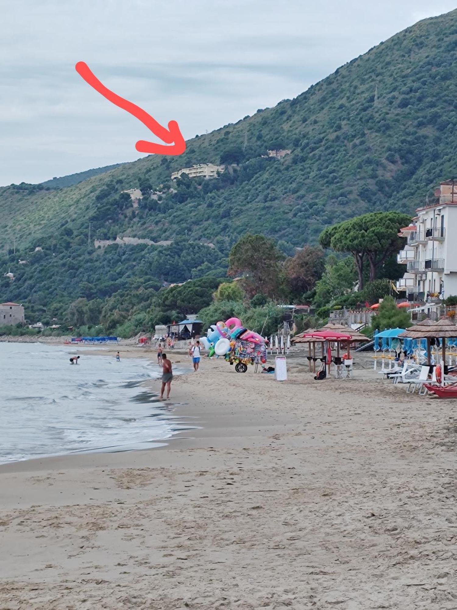 Вилла Monolocale Vista Mare Ad Acciaroli Localita Mezzatorre Agnone Cilento Экстерьер фото